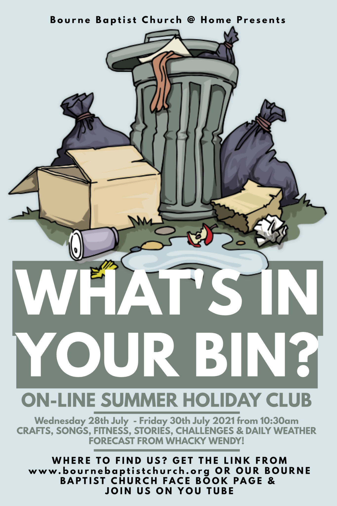 What’s In Your Bin? Holiday Club Bourne Baptist Church